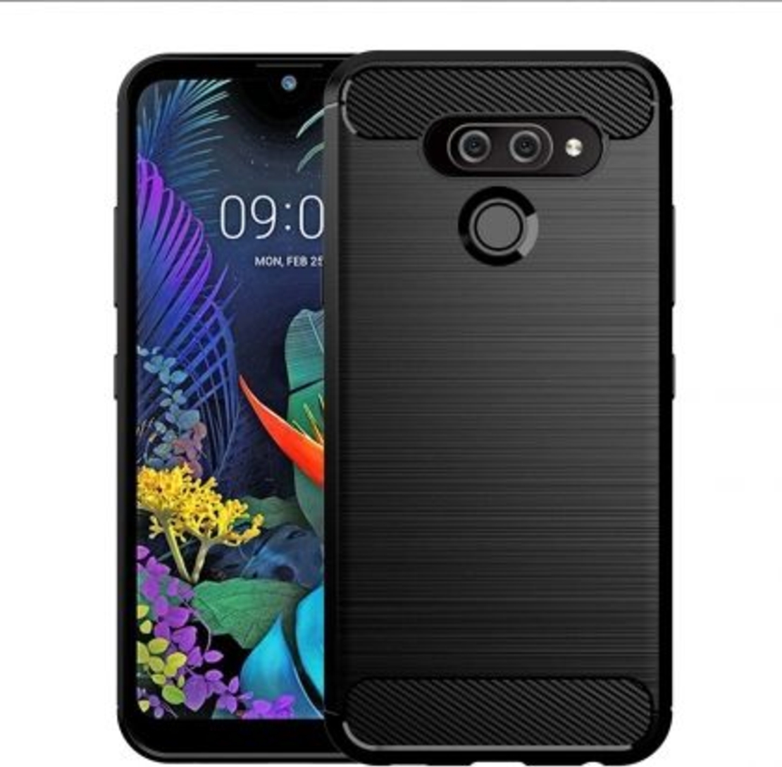 Anti Shock гръб Carbon за LG K50S, Черен