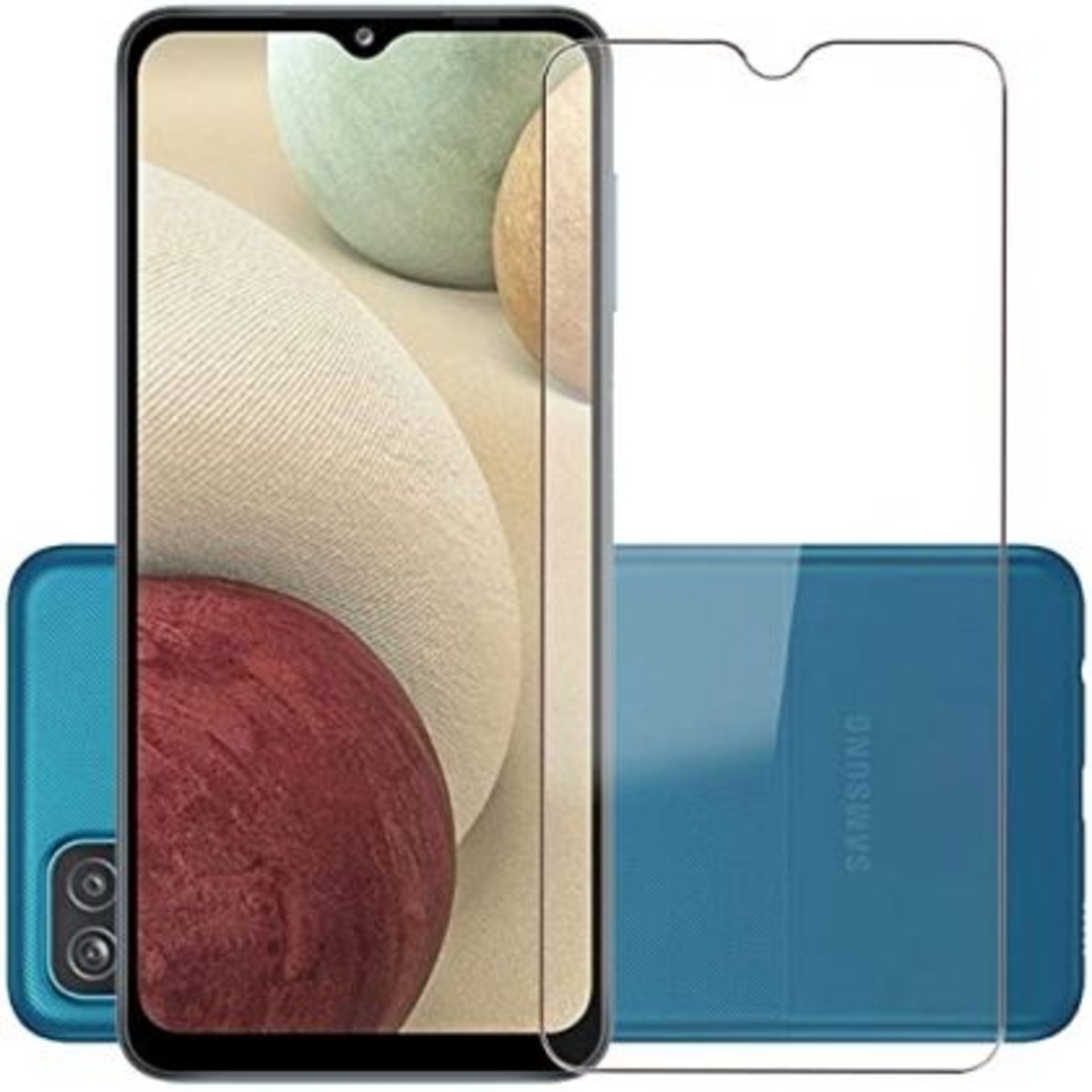 Стъклен скрийн протектор, 2.5D Hard Glass за Samsung A125 Galaxy A12, Прозрачен