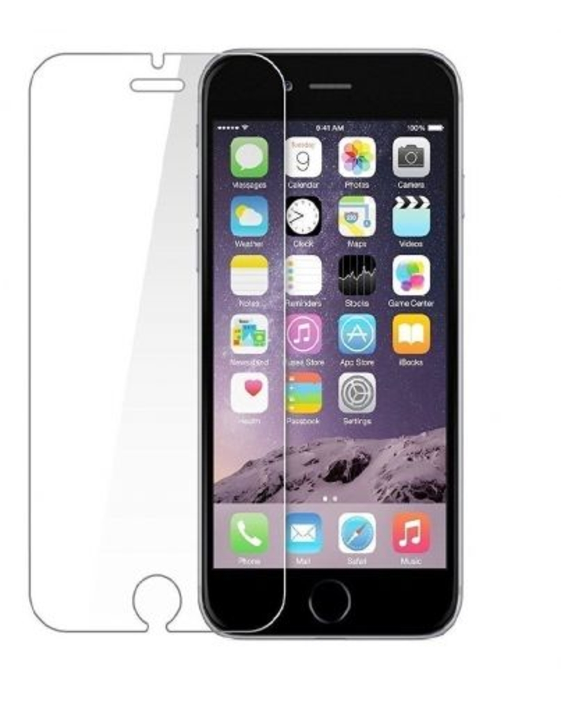 Стъклен скрийн протектор, 2.5D Hard Glass за Iphone SE 2020, Прозрачен