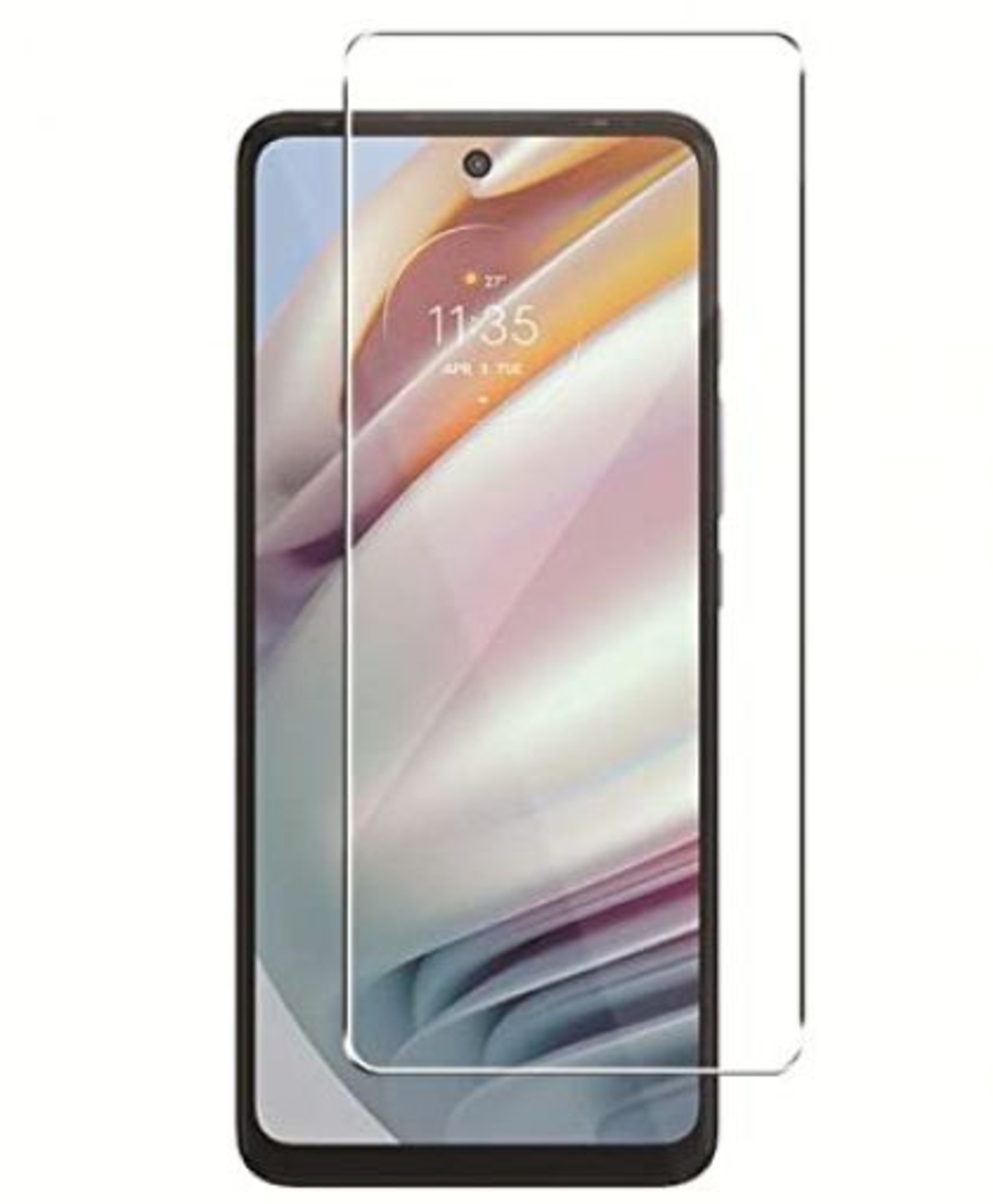 Стъклен скрийн протектор, 2.5D Hard Glass за Motorola Moto G51 5G, Прозрачен