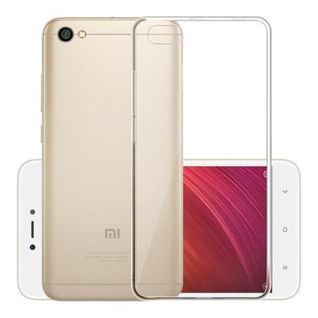 Ултра тънък силиконов гръб за Xiaomi Redmi Note 5A, Прозрачен