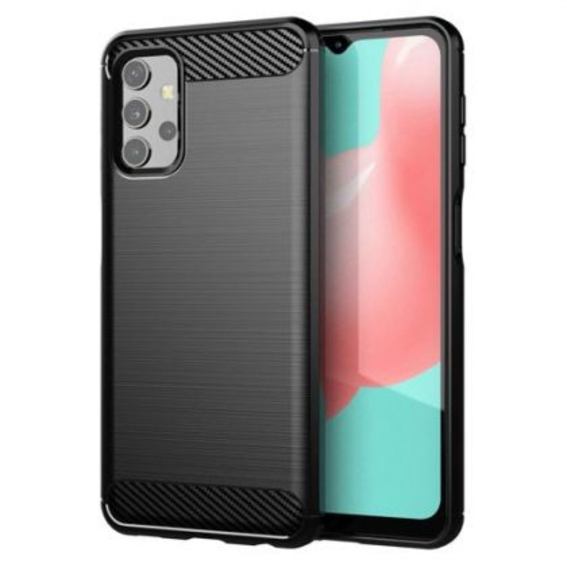Anti Shock гръб Carbon за Samsung Galaxy A32 4G, Черен