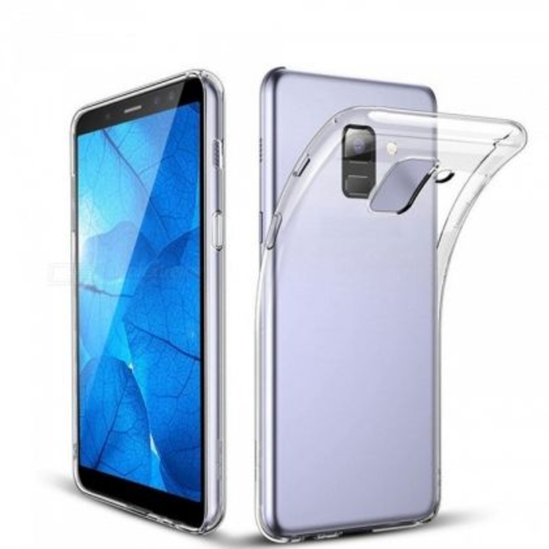 Ултра тънък силиконов гръб за Samsung A600 Galaxy A6 2018, Прозрачен