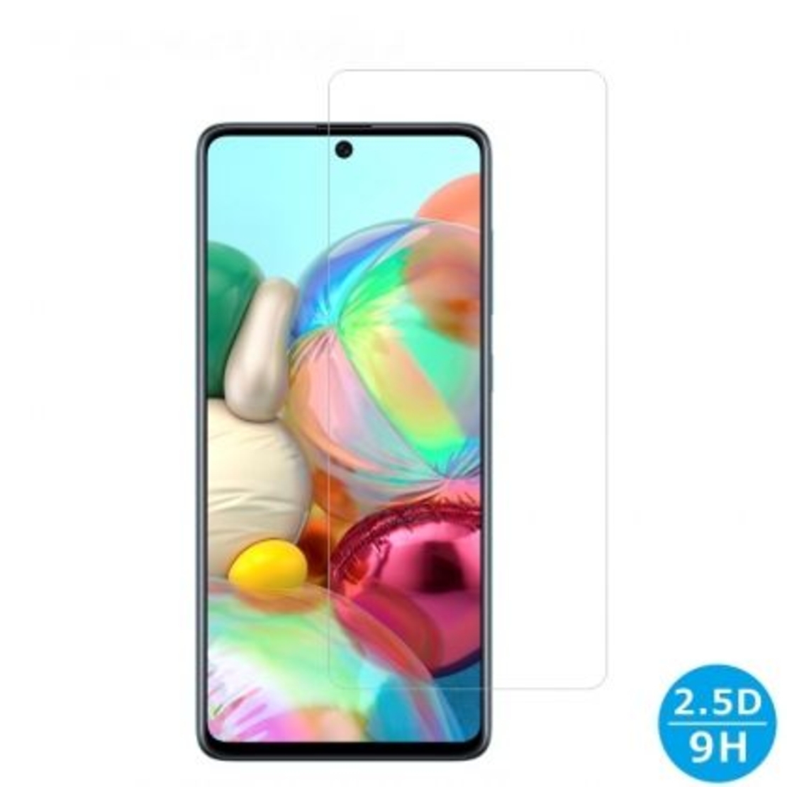 Стъклен скрийн протектор, Hard Glass 2.5D за Samsung A715 Galaxy A71, Прозрачен