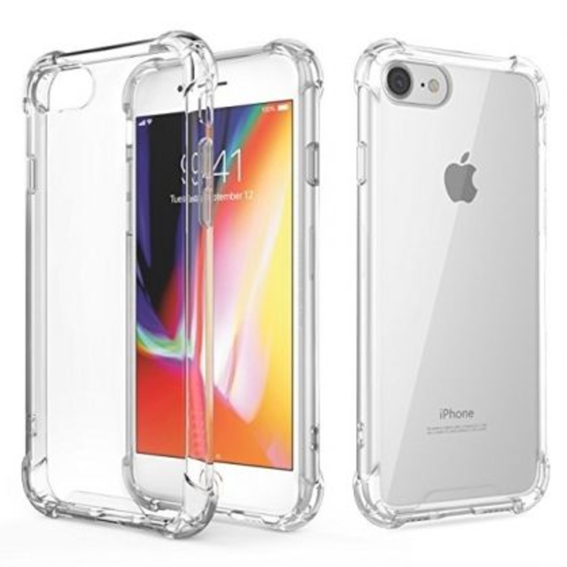 Anti Shock силиконов гръб за Iphone 7/8 Plus, Прозрачен