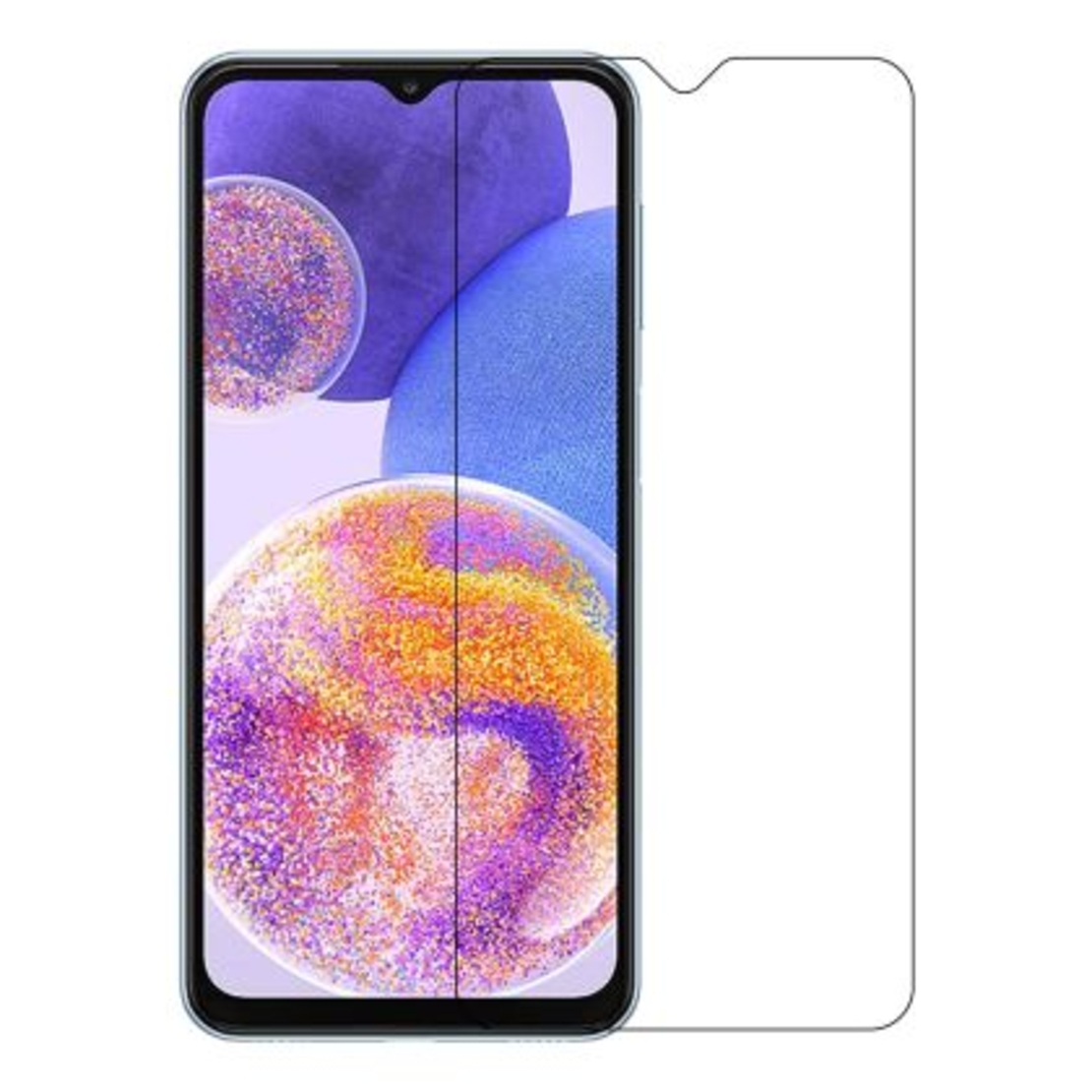 Стъклен скрийн протектор, 2.5D Hard Glass за Samsung Galaxy A15 4G/5G, Прозрачен