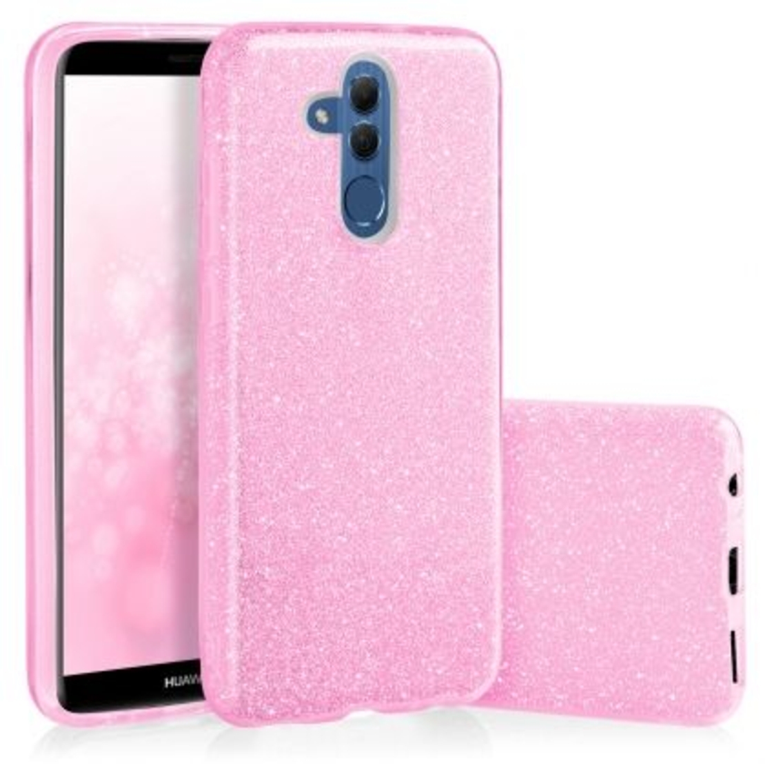Силиконов гръб Emily Shining за Huawei Mate 20 Lite, Розов