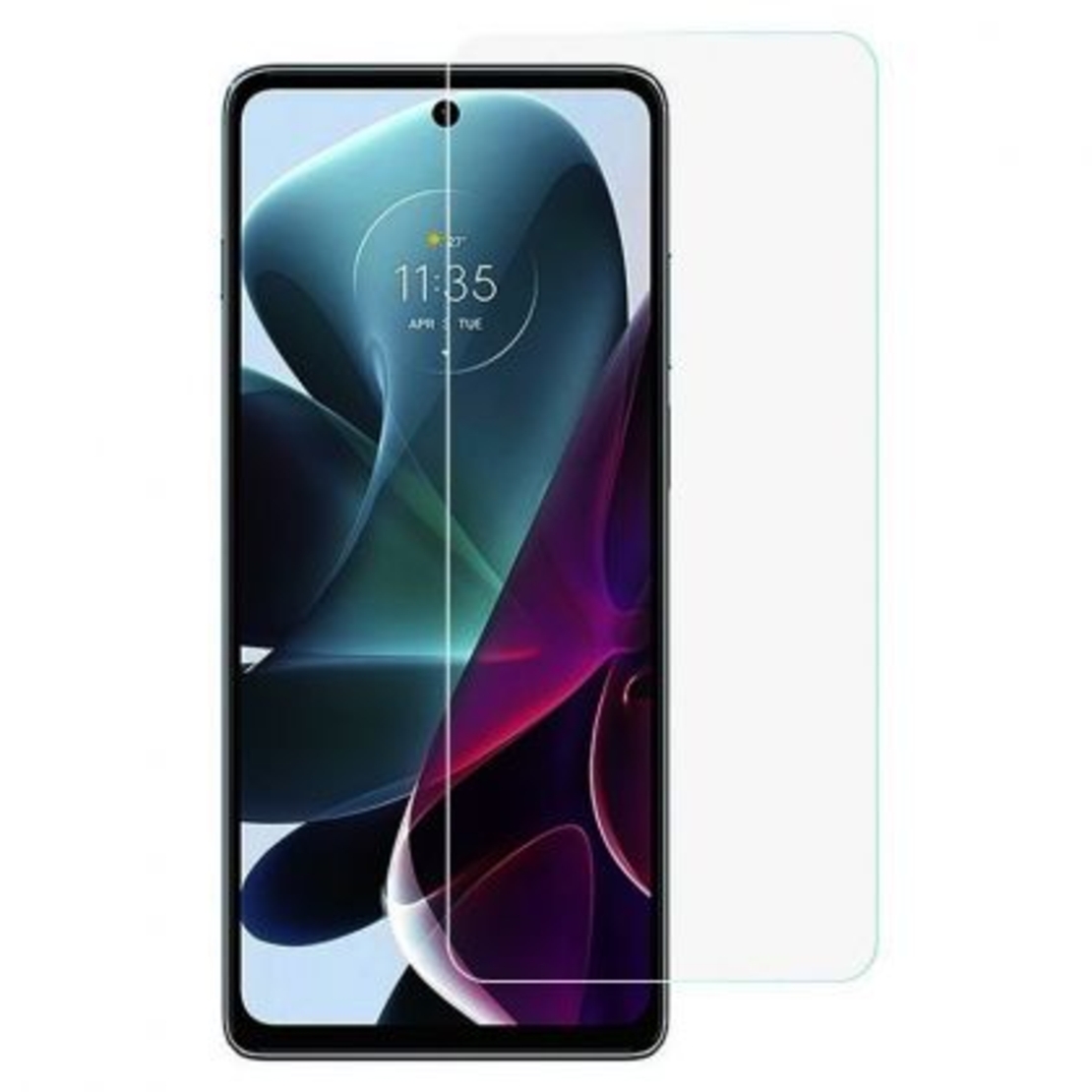Стъклен скрийн протектор, 2.5D Hard Glass за Motorola Moto G200 5G, Прозрачен