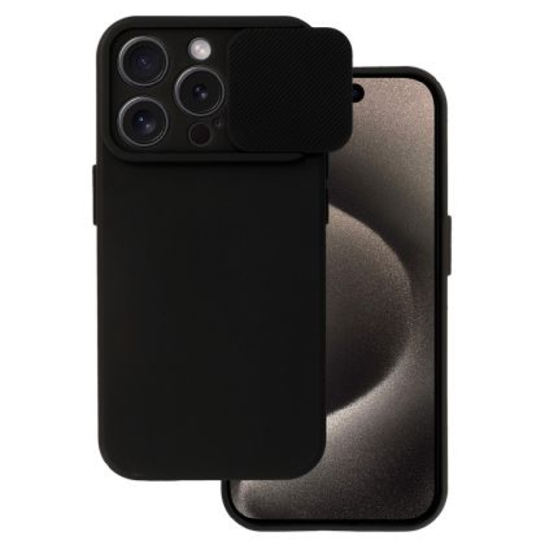Кейс Camshield Soft за IPhone 16 Pro, Черен