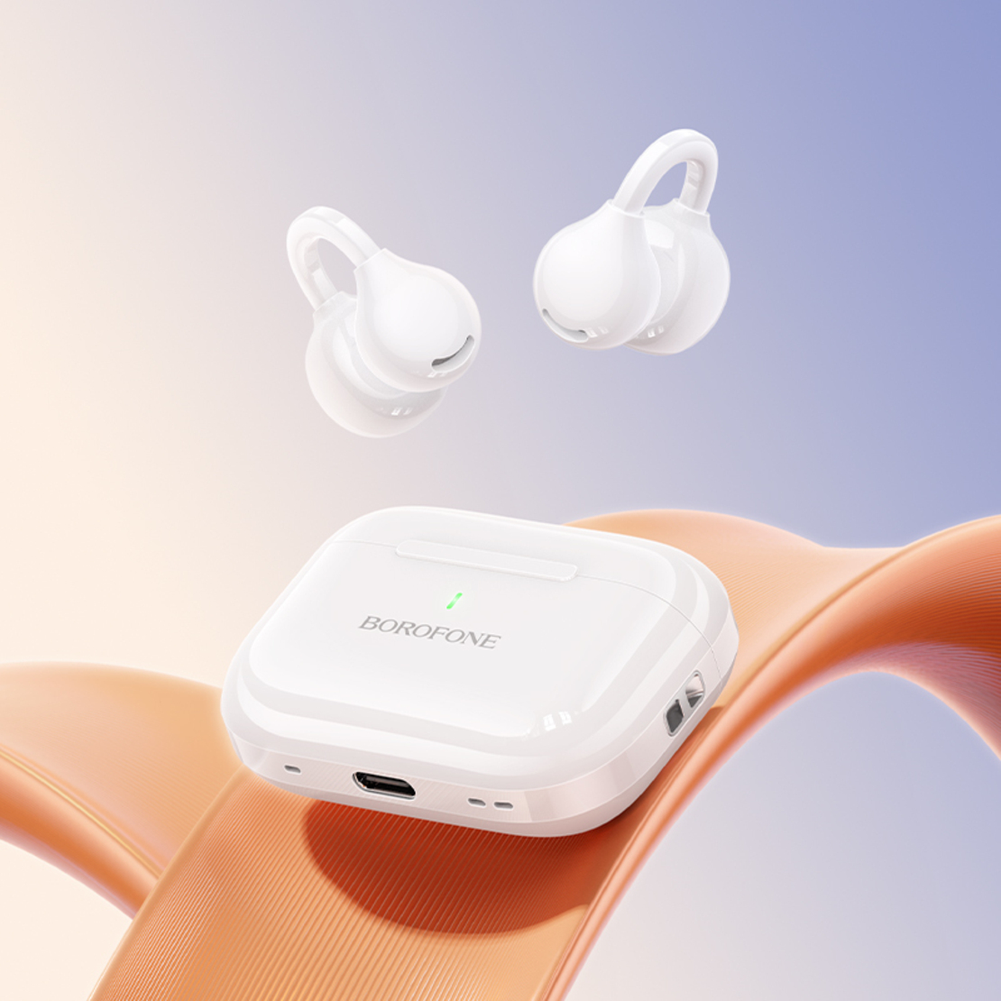 Слушалки Borofone Bluetooth TWS Earphones BW95 Cancion, Бели