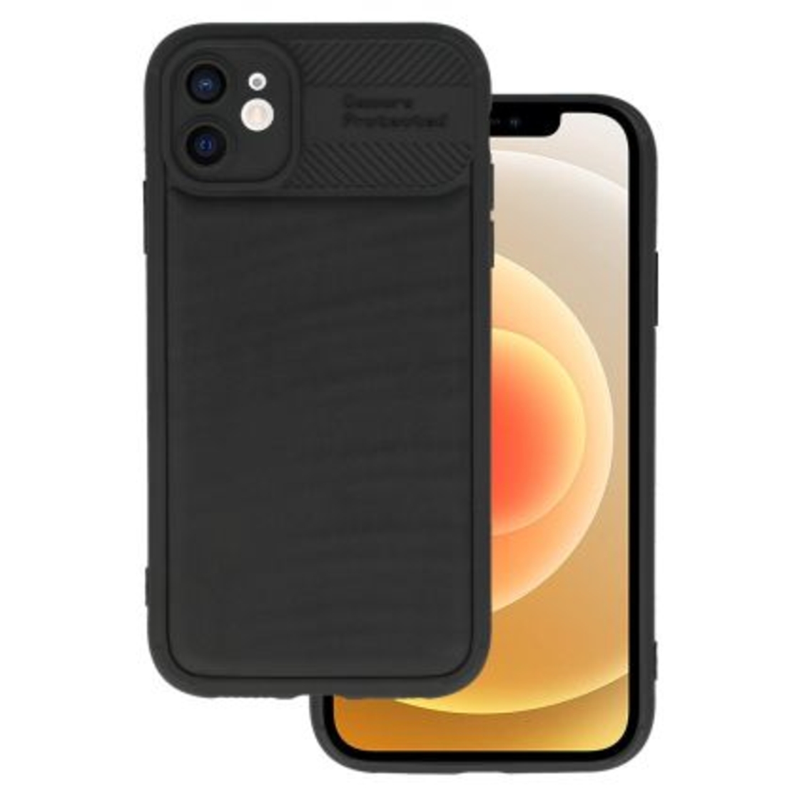 Кейс Camera Protected за IPhone 11, Черен