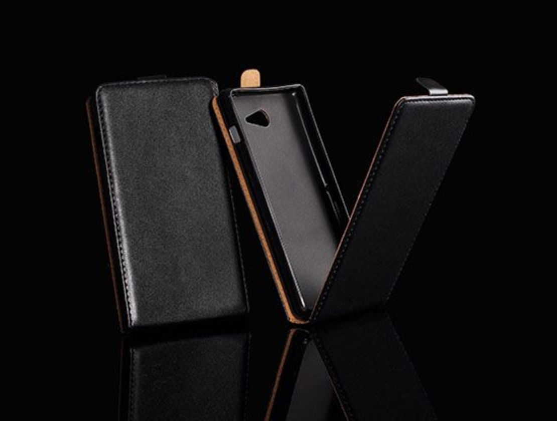 Кожен Flap Flexi калъф за Alcatel POP C3