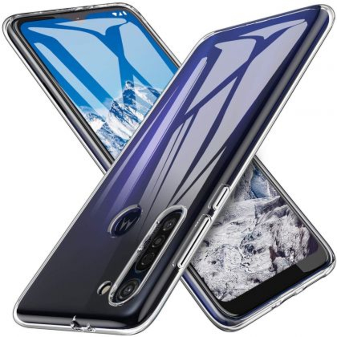 Ултра тънък силиконов гръб за Motorola Moto G8 Power, Прозрачен