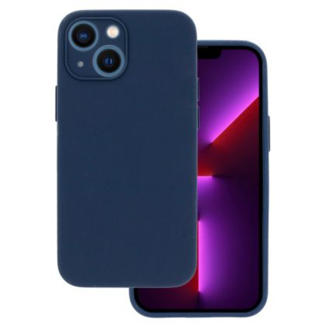 Кейс Silicone Lite за IPhone 15, Тъмно син
