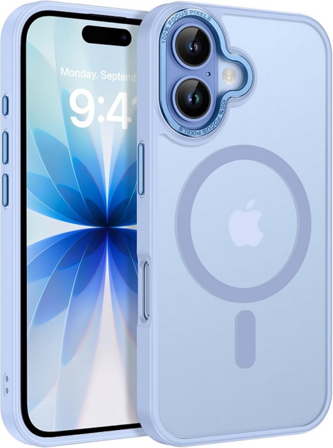 Кейс Magsafe Mist Metal Frame за IPhone 17-Benks, Светло син