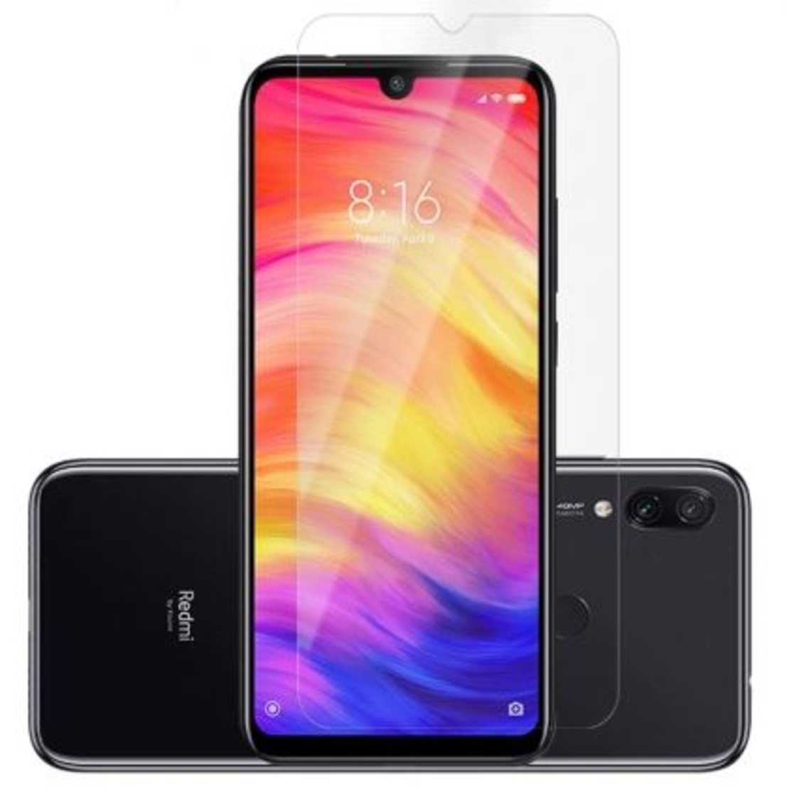 Стъклен скрийн протектор, Tempered Glass за Xiaomi Redmi 7, Прозрачен