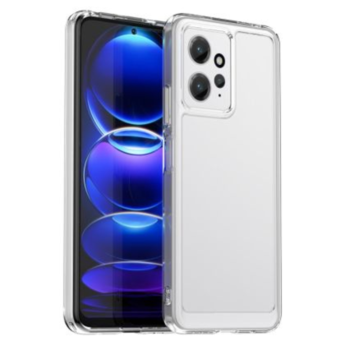 Силиконов кейс Armor Anti Shock за Xiaomi Redmi Note 12 4G, Защита около камерите, Прозрачен