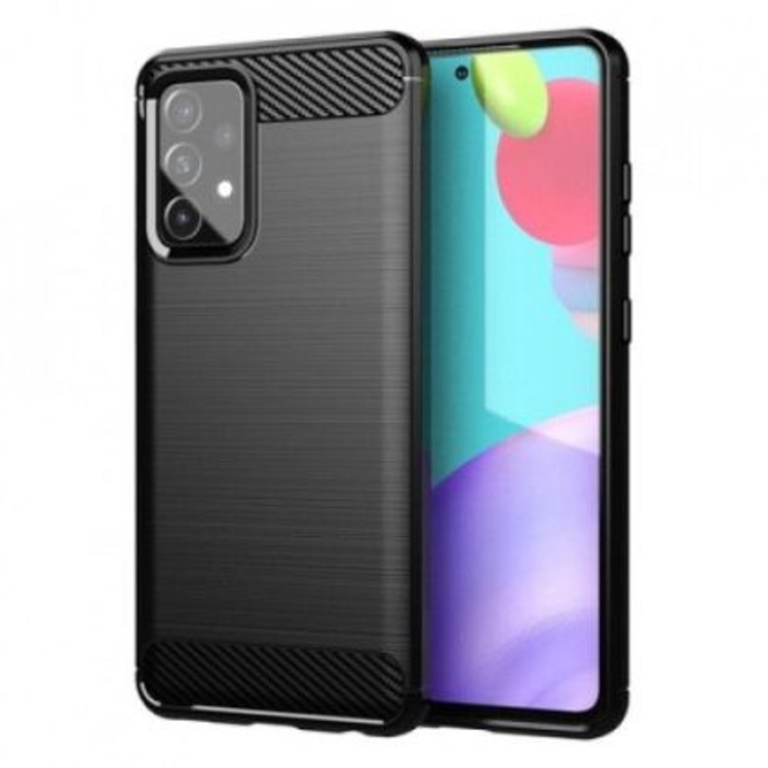 Anti Shock гръб Carbon за Samsung Galaxy A53 5G, Черен
