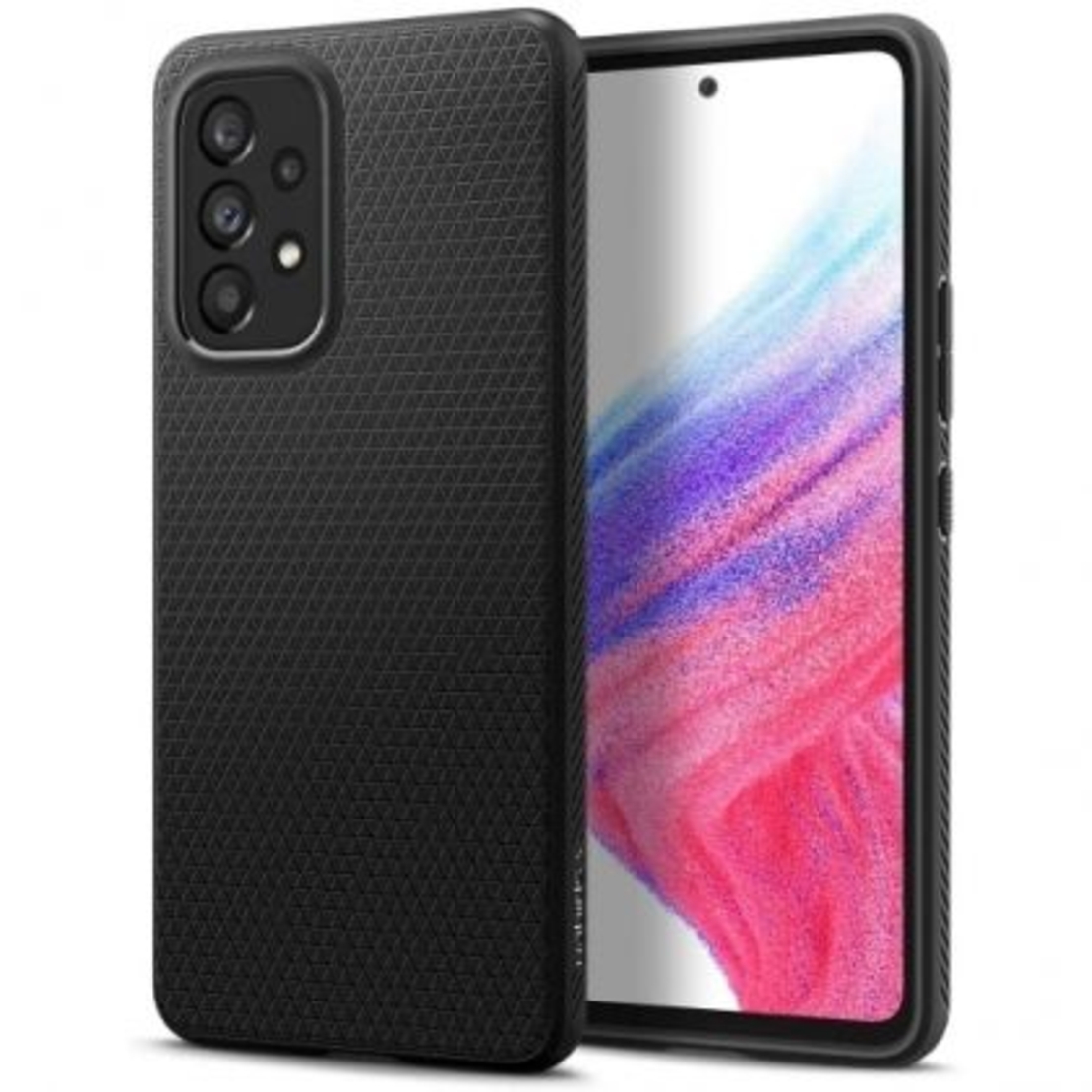 Кейс Spigen, Liquid Air, за Samsung Galaxy A53 5G (ACS04258), Черен