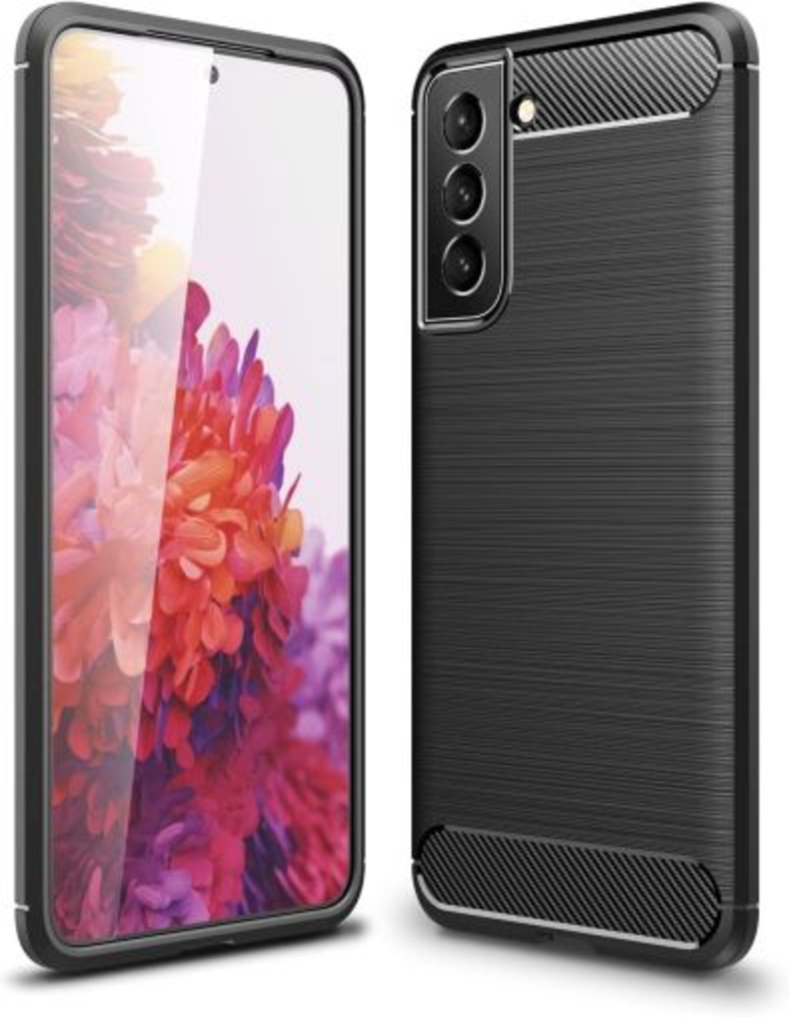 Anti Shock гръб Carbon за Samsung Galaxy S22 Plus, Черен