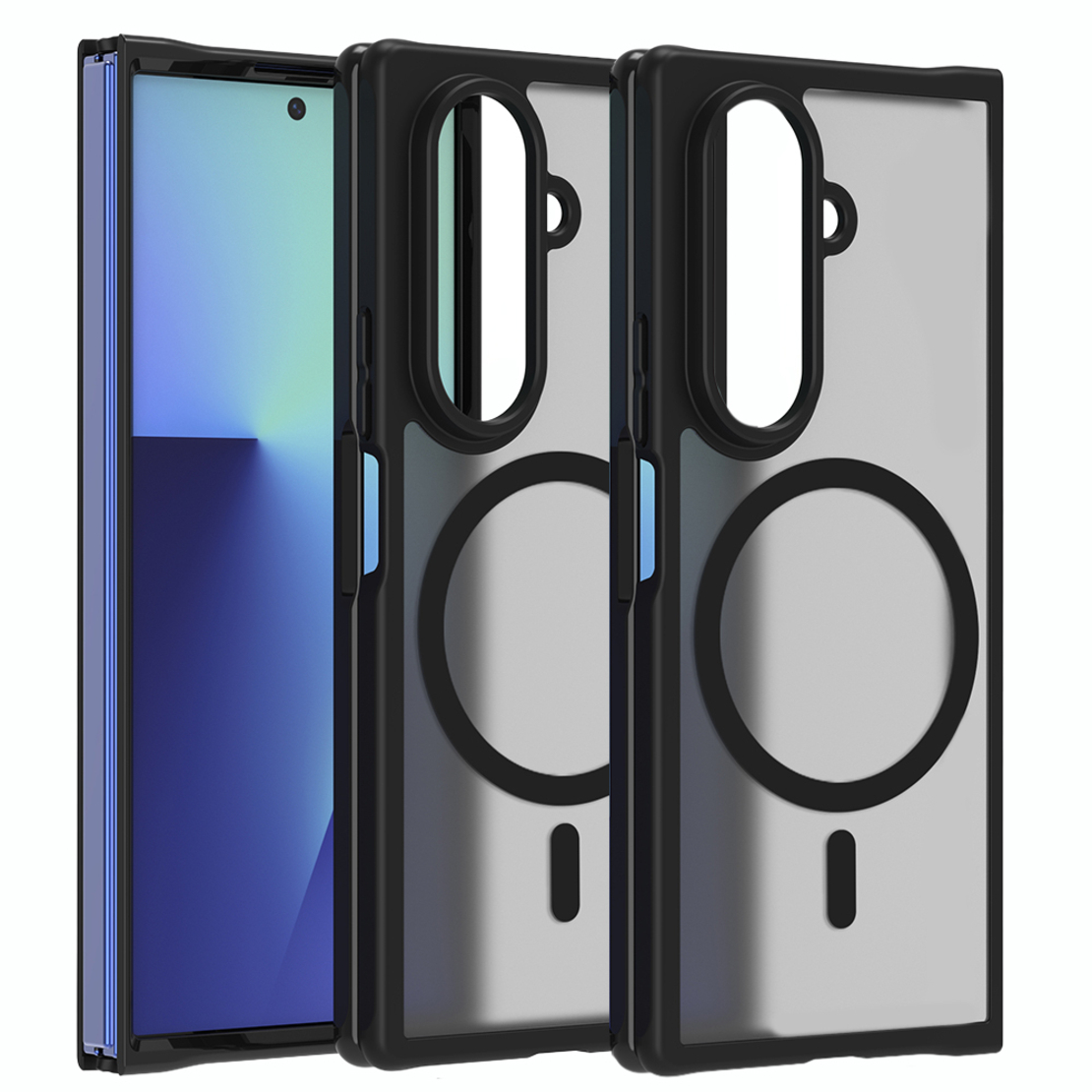 Кейс Mgsafe Full Matte Mag за Samsung Galaxy Fold 8, Черен