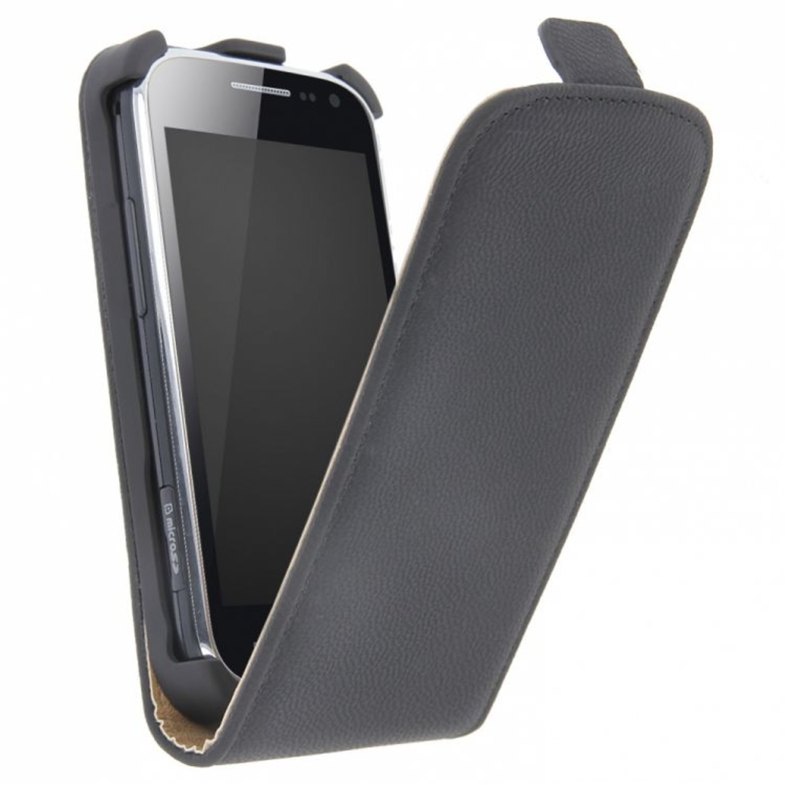 Кожен Flip калъф за Samsung Galaxy i9260 Premier С БЕЗПЛАТЕН ПРОТЕКТОР ЗА ДИСПЛЕЙ
