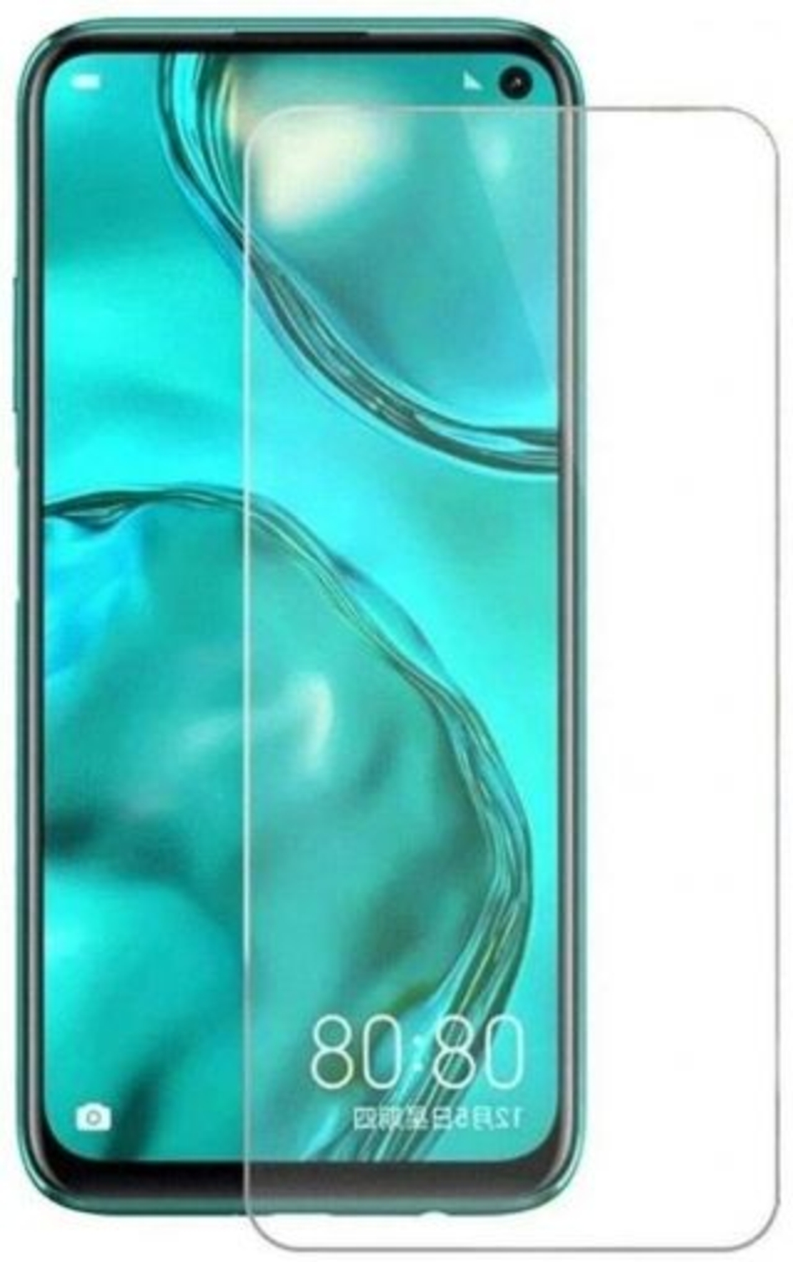 Стъклен скрийн протектор, 2.5D Hard Glass за Huawei P40 Lite, Прозрачен