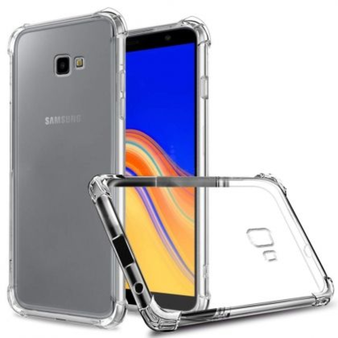 Anti Shock силиконов гръб за Samsung J415 Galaxy J4 Plus 2018, Прозрачен