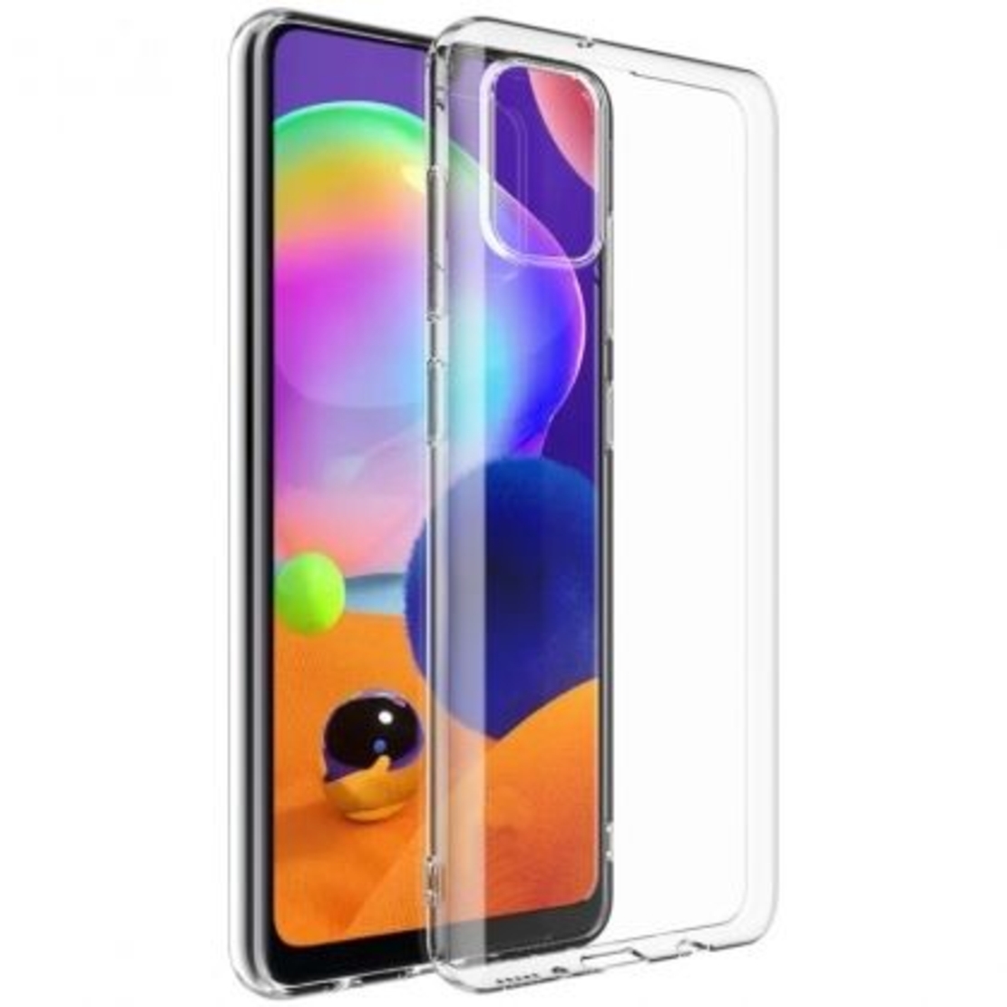 Плътен силиконов гръб Perfect 2mm за Samsung A315 Galaxy A31, Прозрачен