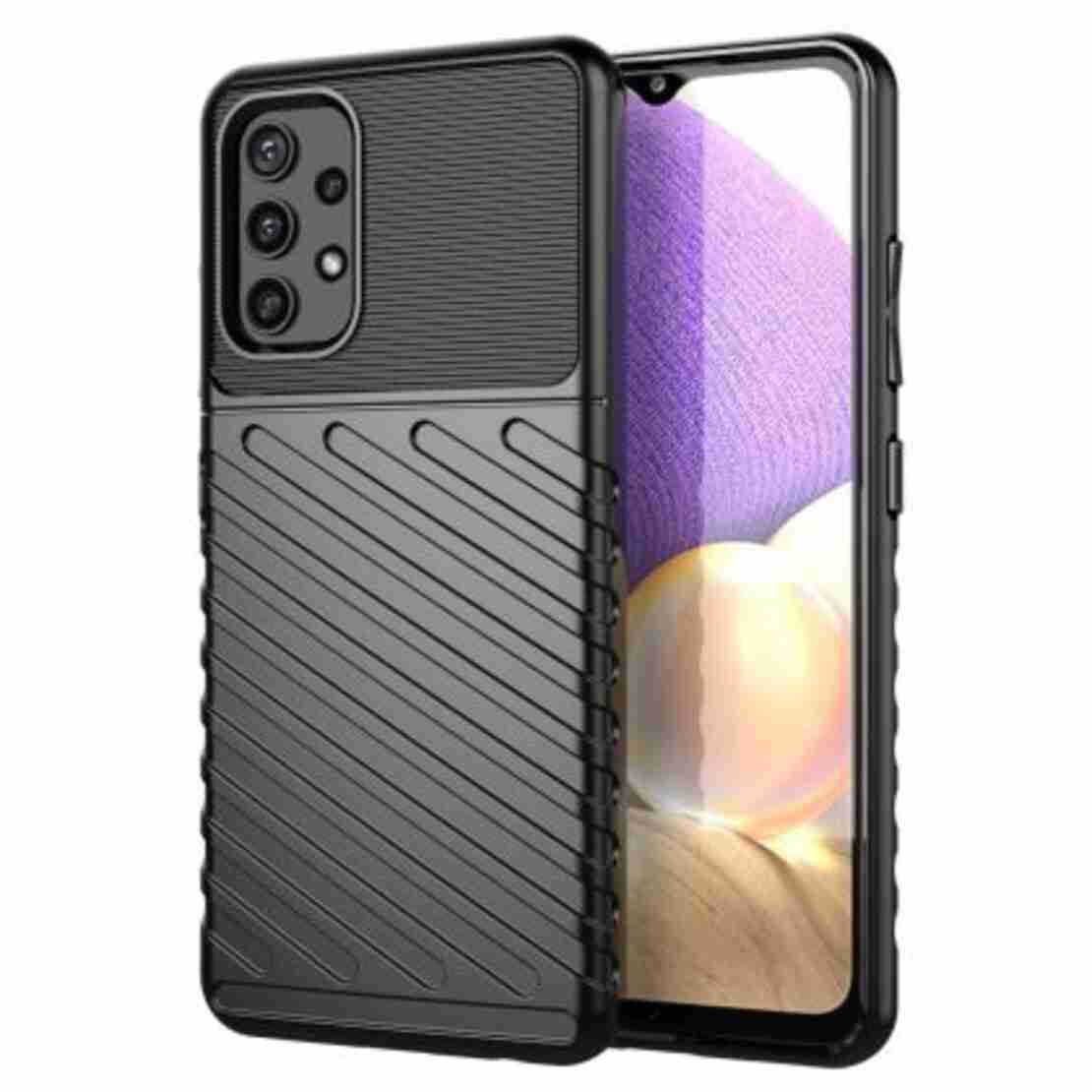 Противоударен кейс Thunder за Samsung A725/726 Galaxy A72 4G/5G, Черен