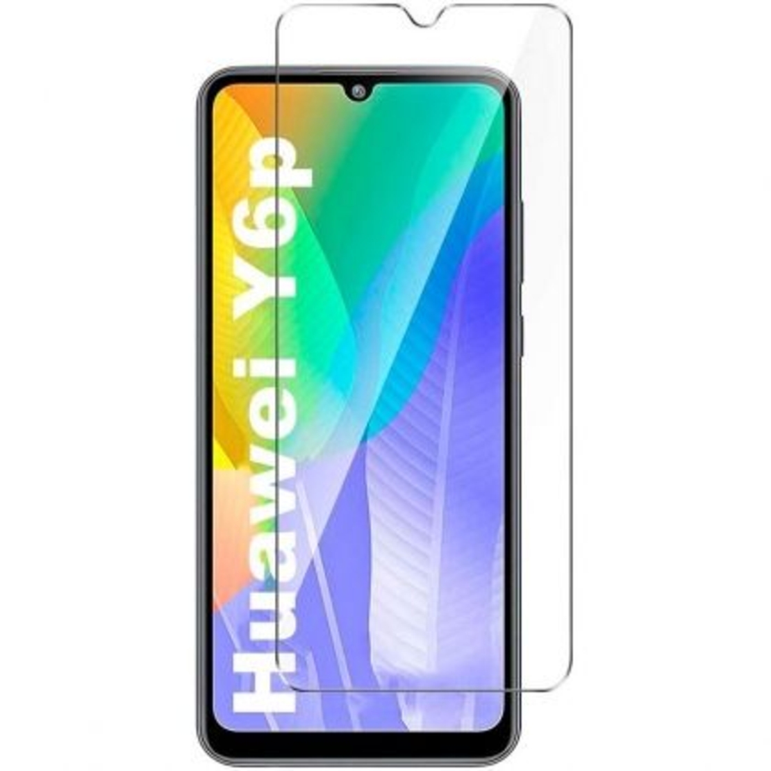 Стъклен скрийн протектор, 2.5D Hard Glass за Huawei Y6p, Прозрачен