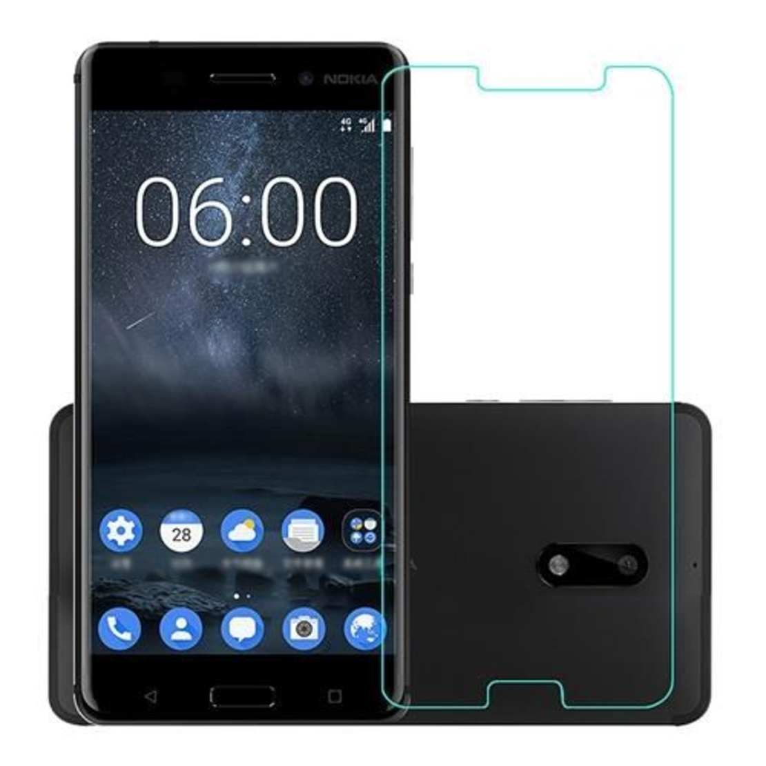 Стъклен скрийн протектор Tempered Glass за Nokia 6