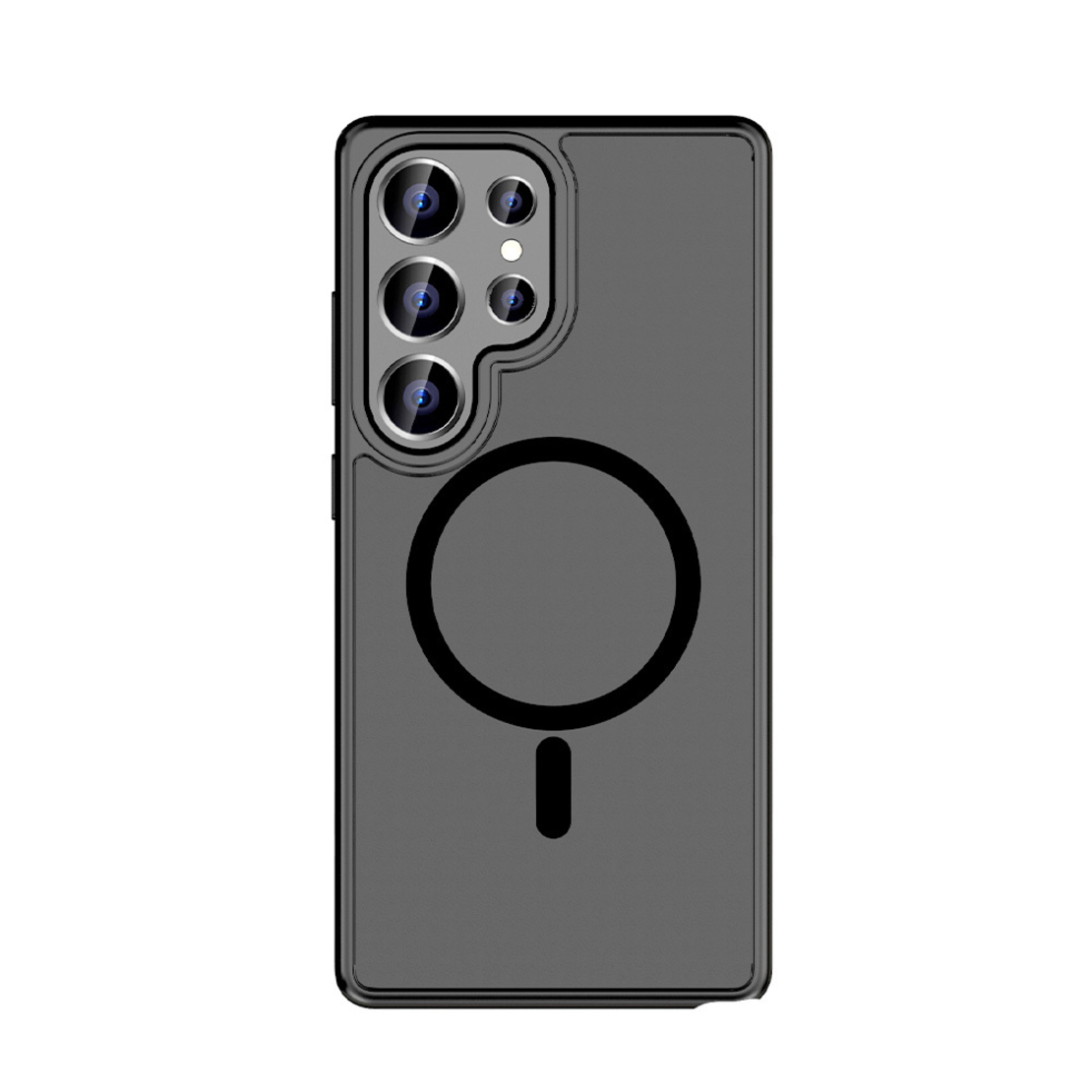 Кейс Magsafe Magnetic Crystal за Samsung Galaxy S25 Ultra-Rock, Черен