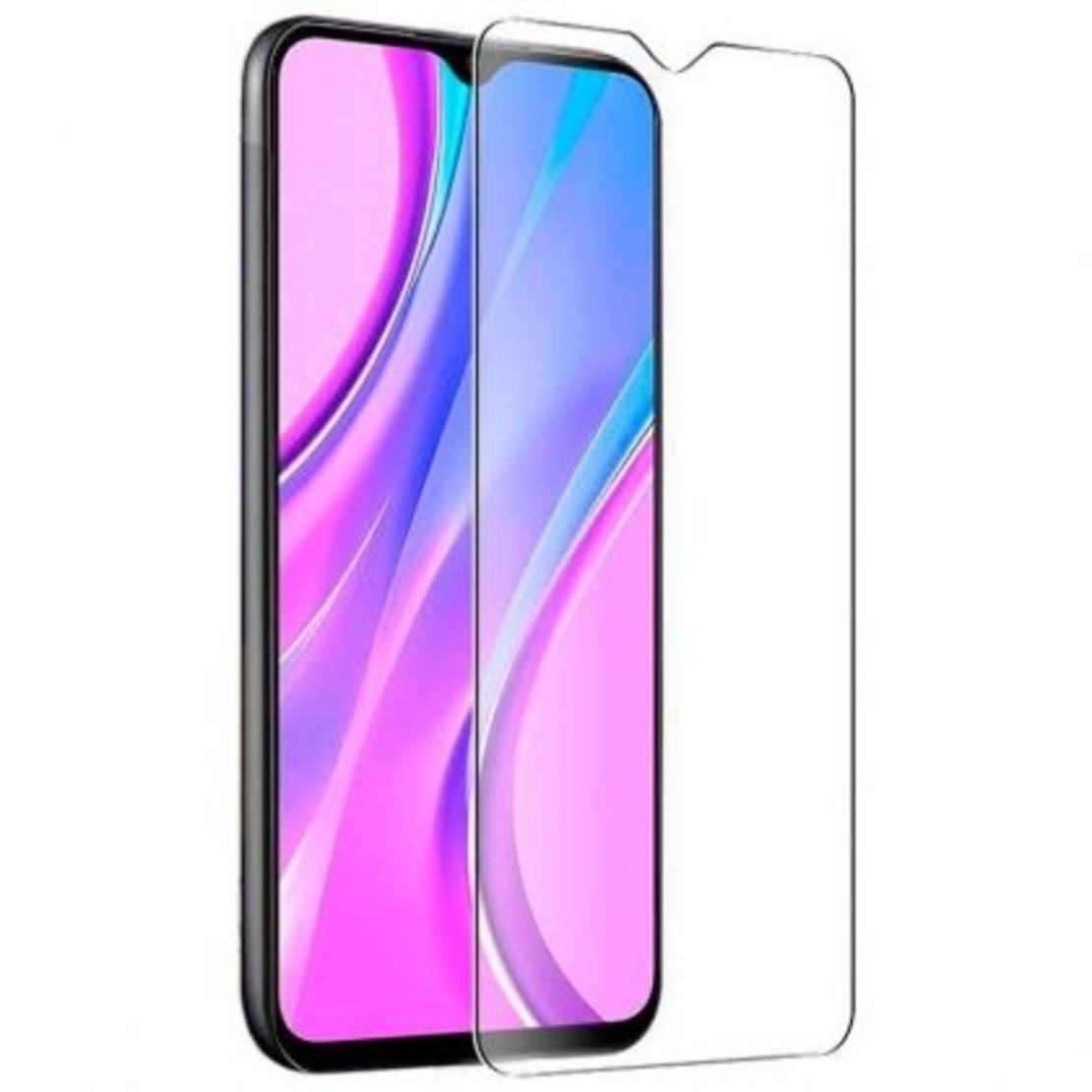 Стъклен скрийн протектор, 2.5D Hard Glass за Xiaomi Redmi 9A/9C, Прозрачен
