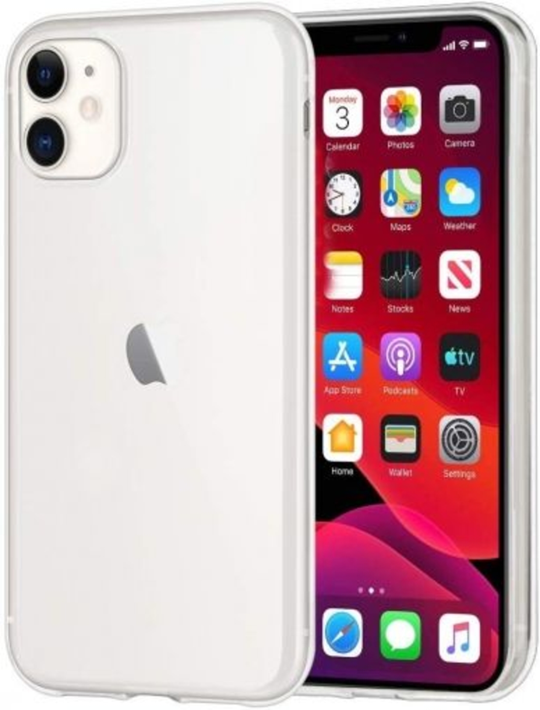 Силиконов кейс Jelly за IPhone 12 Mini, Прозрачен