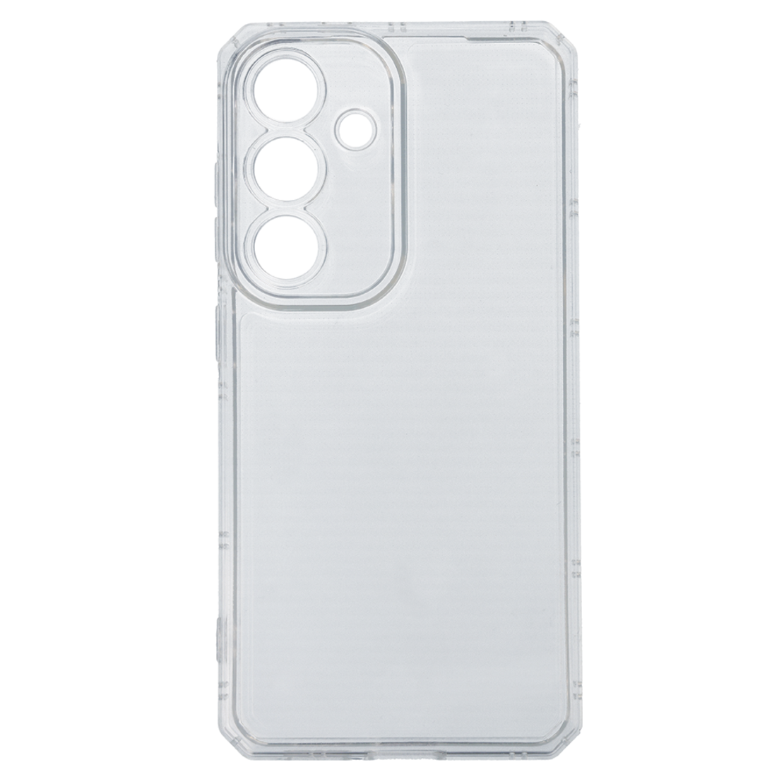 Силиконов кейс Armor Anti Shock за Samsung Galaxy S25, Защита около камерите, Прозрачен