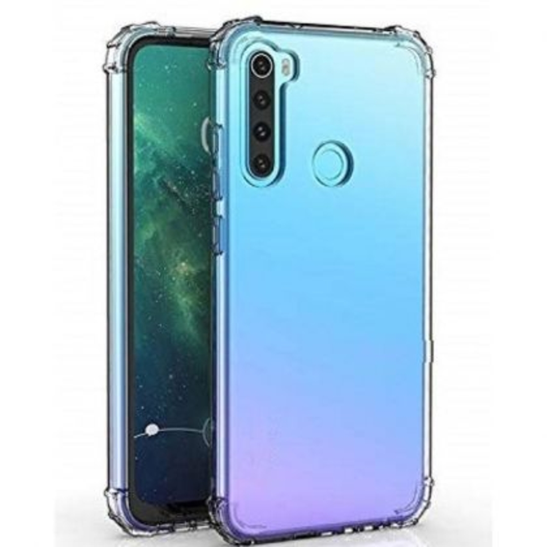 Anti Shock силиконов гръб за Xiaomi Redmi Note 8, Прозрачен