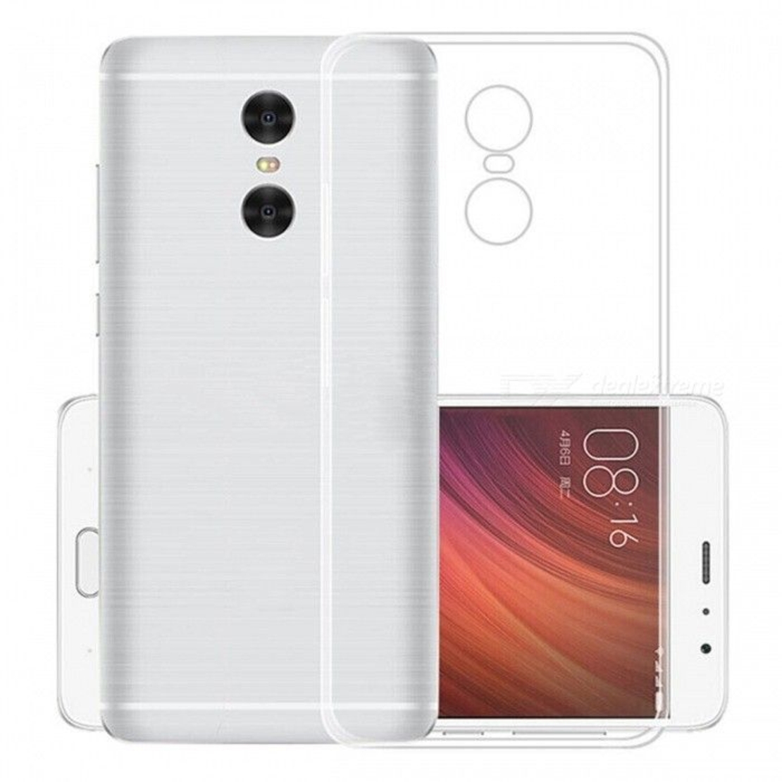 Ултра тънък силиконов гръб за Xiaomi Redmi 5 Plus/Note 5, Прозрачен
