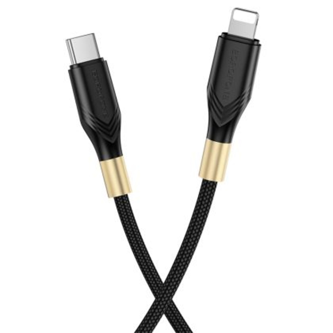 Кабел Borofone, BX92 Advantage, Type C-Lightning, 3A PD 20W, Бързозареждащ, 1m., Черен