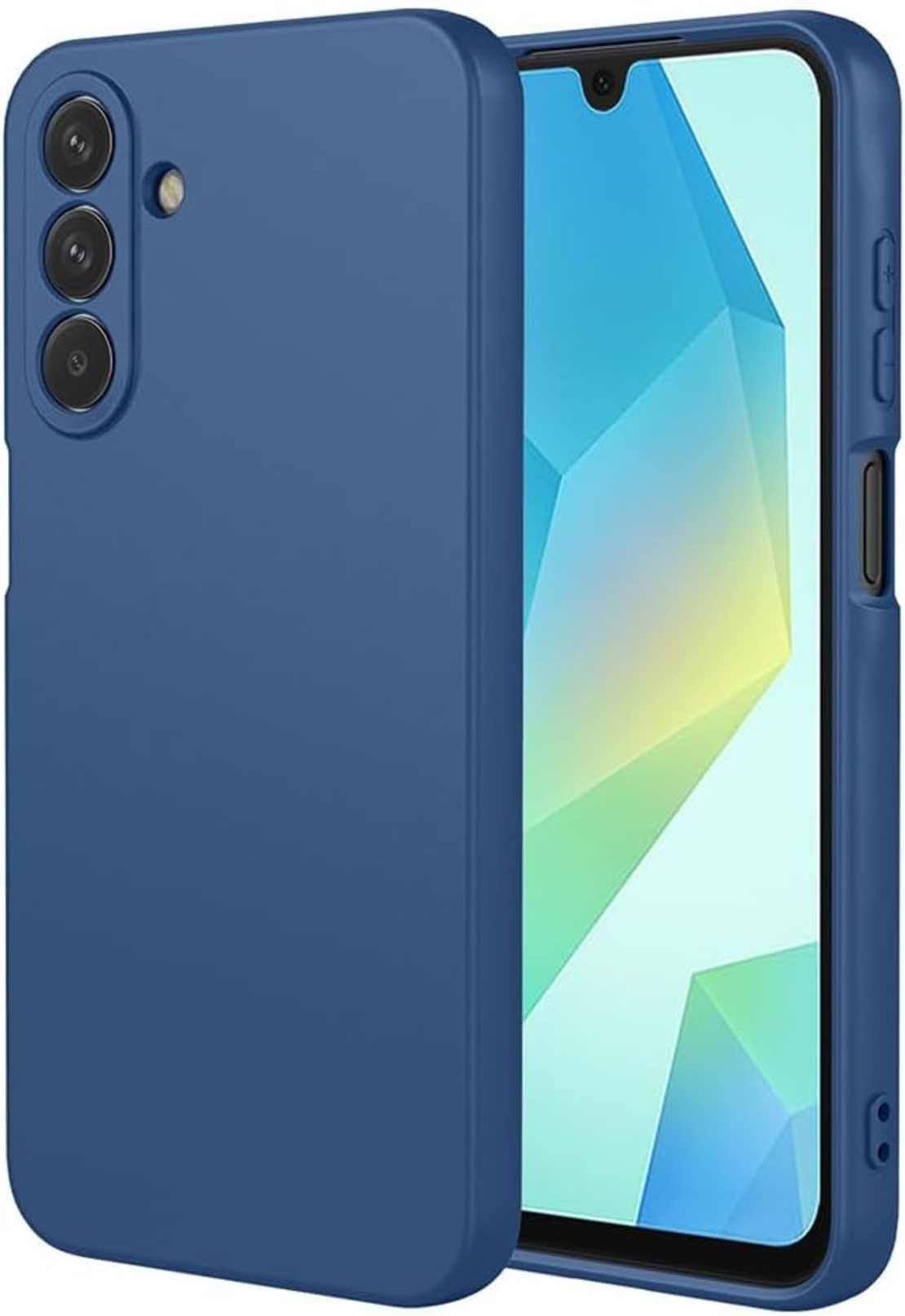 Кейс Silicone Lite за Samsung Galaxy A17, Защита около камерата, Син