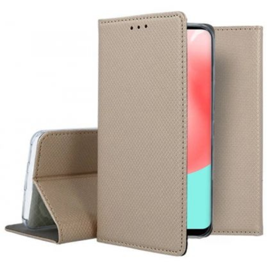 Калъф Flip Book Smart за Samsung Galaxy A32 4G, Златен
