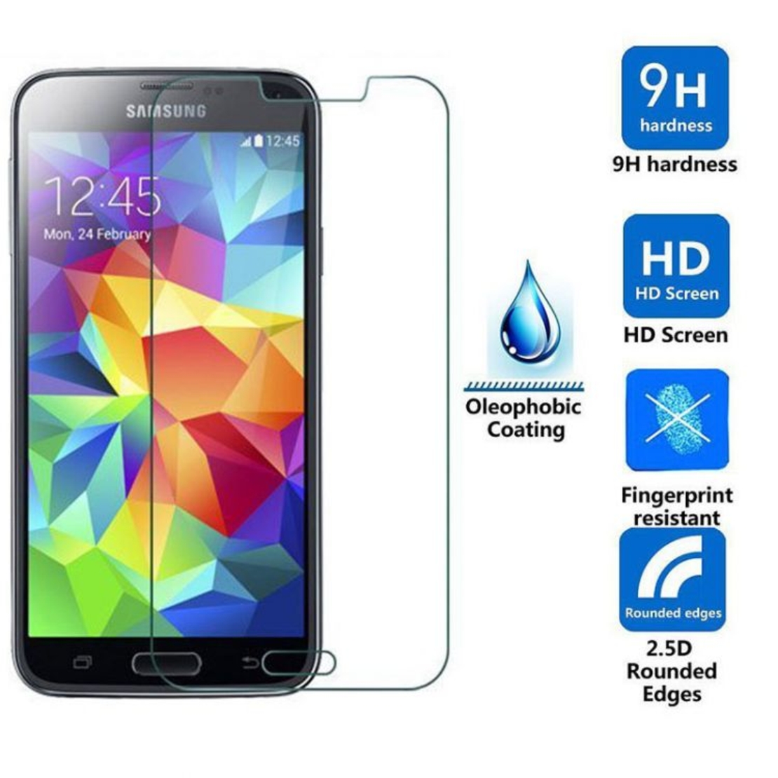Стъклен скрийн протектор за Samsung G530 Grand Prime