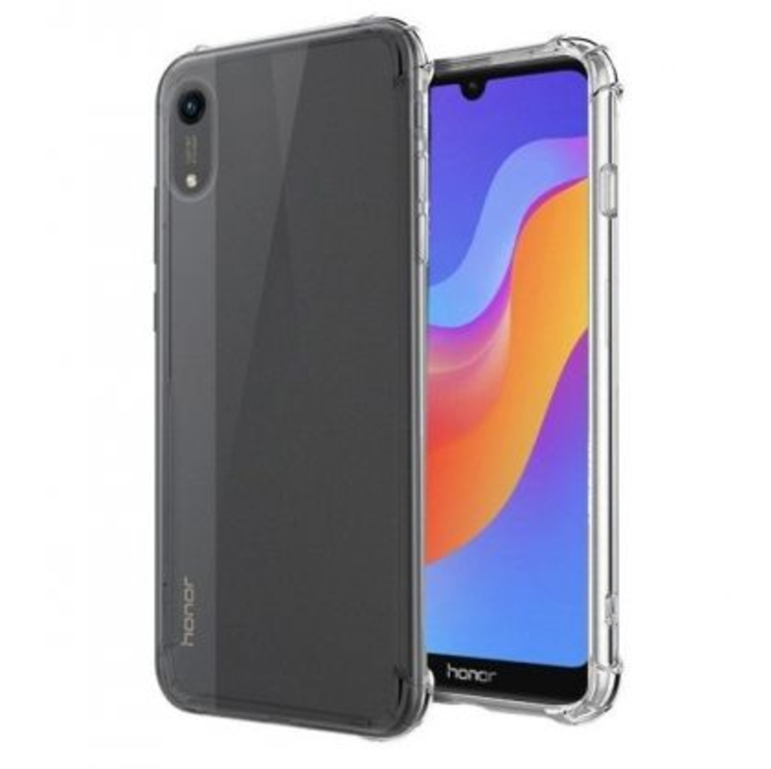 Anti Shock силиконов гръб за Huawei Y6 2019, Прозрачен