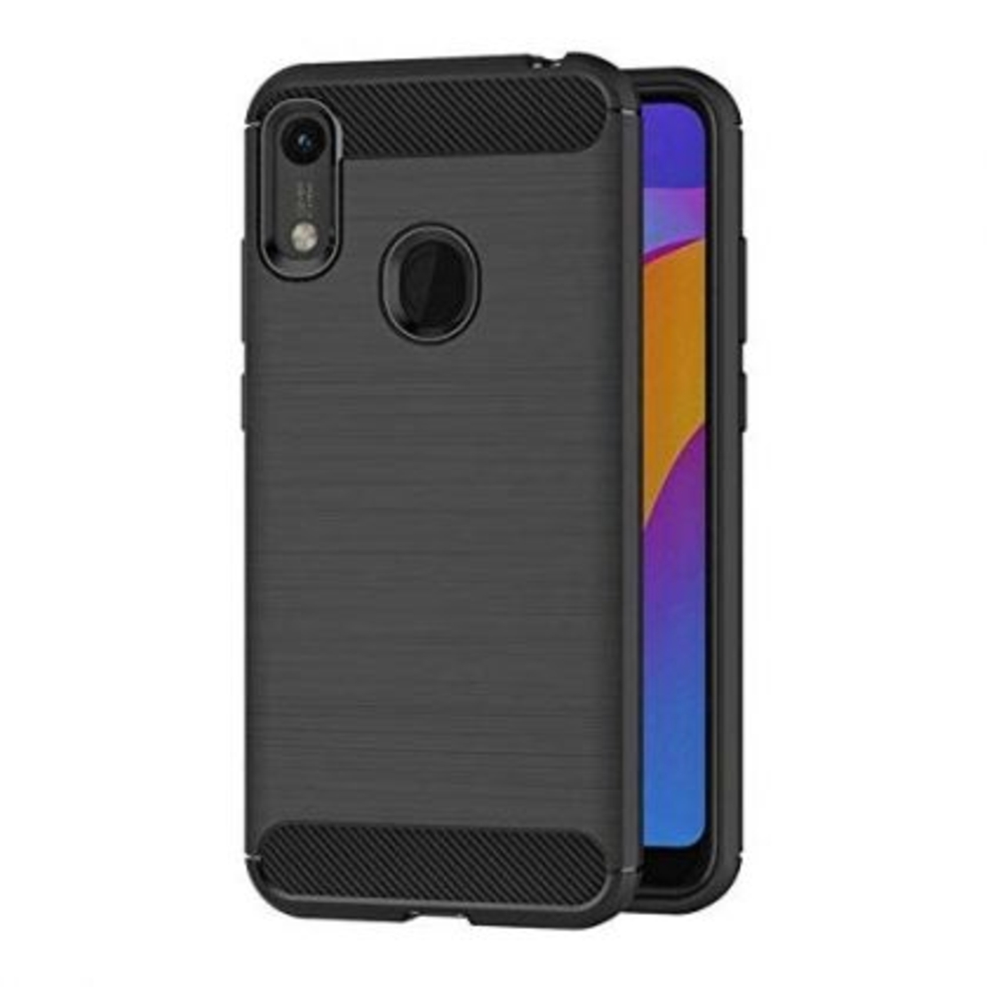 Anti Shock гръб Carbon за Huawei Y6s, Черен