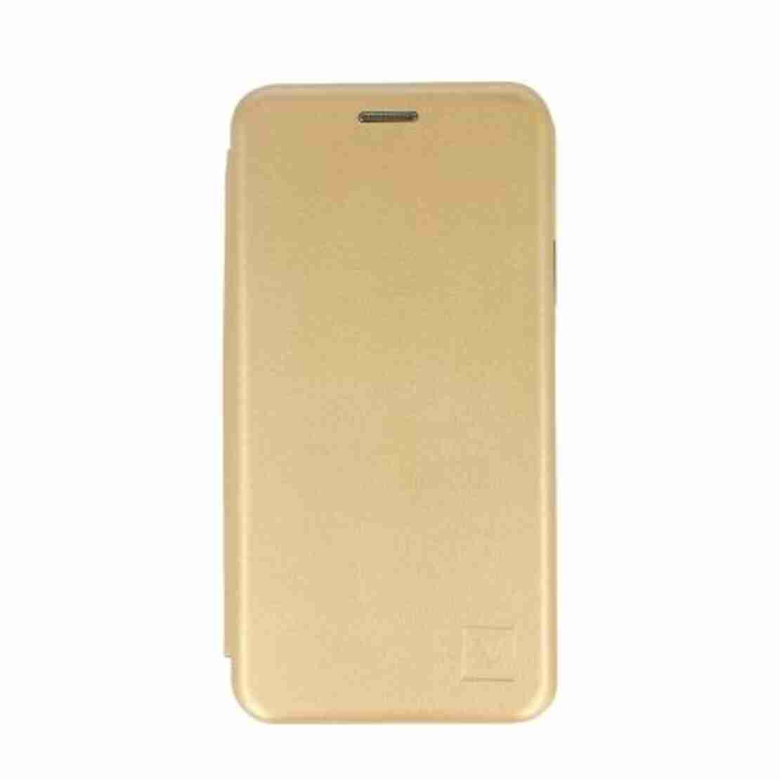 Луксозен кожен калъф Vennus Elegance Book за Samsung 715 Galaxy A71, Златен