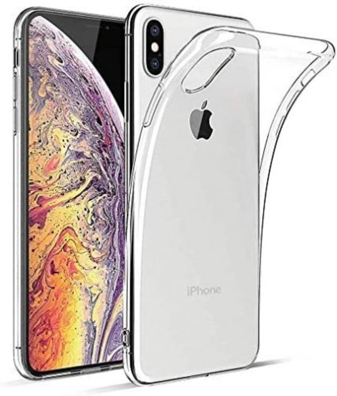 Ултра тънък силиконов гръб за IPhone X/XS, Прозрачен