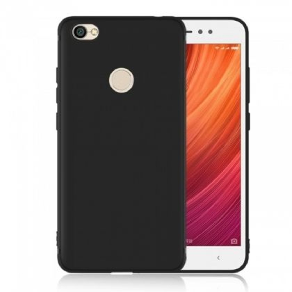 Силиконов гръб Matt Frosted за Xiaomi Redmi Note 5A, Черен