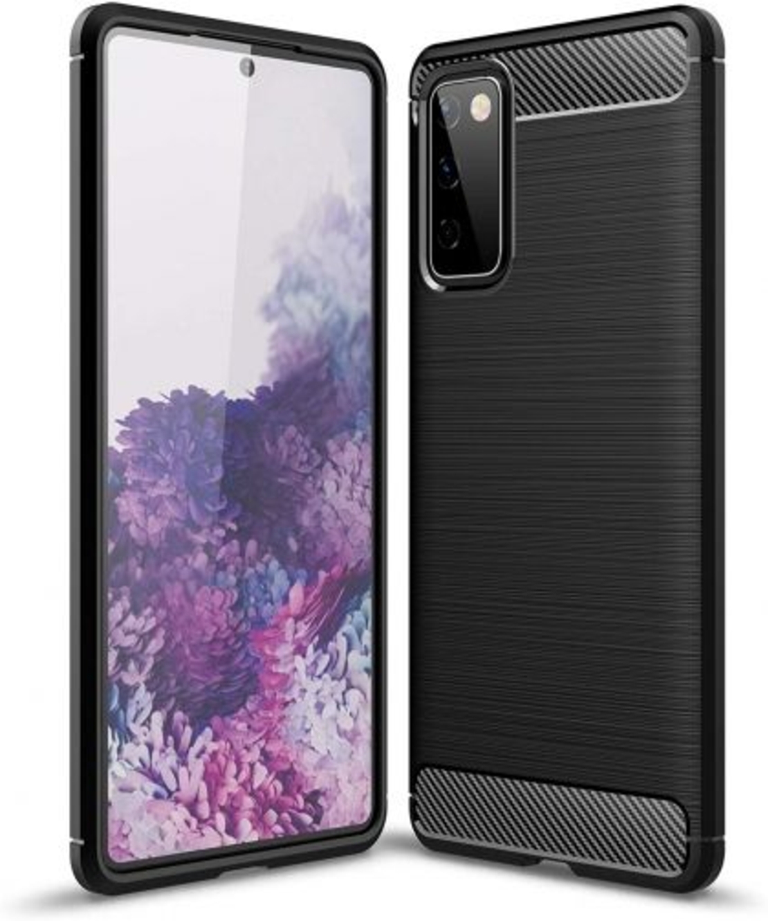 Anti Shock гръб Carbon за Samsung G780 Galaxy S20 FE, Черен