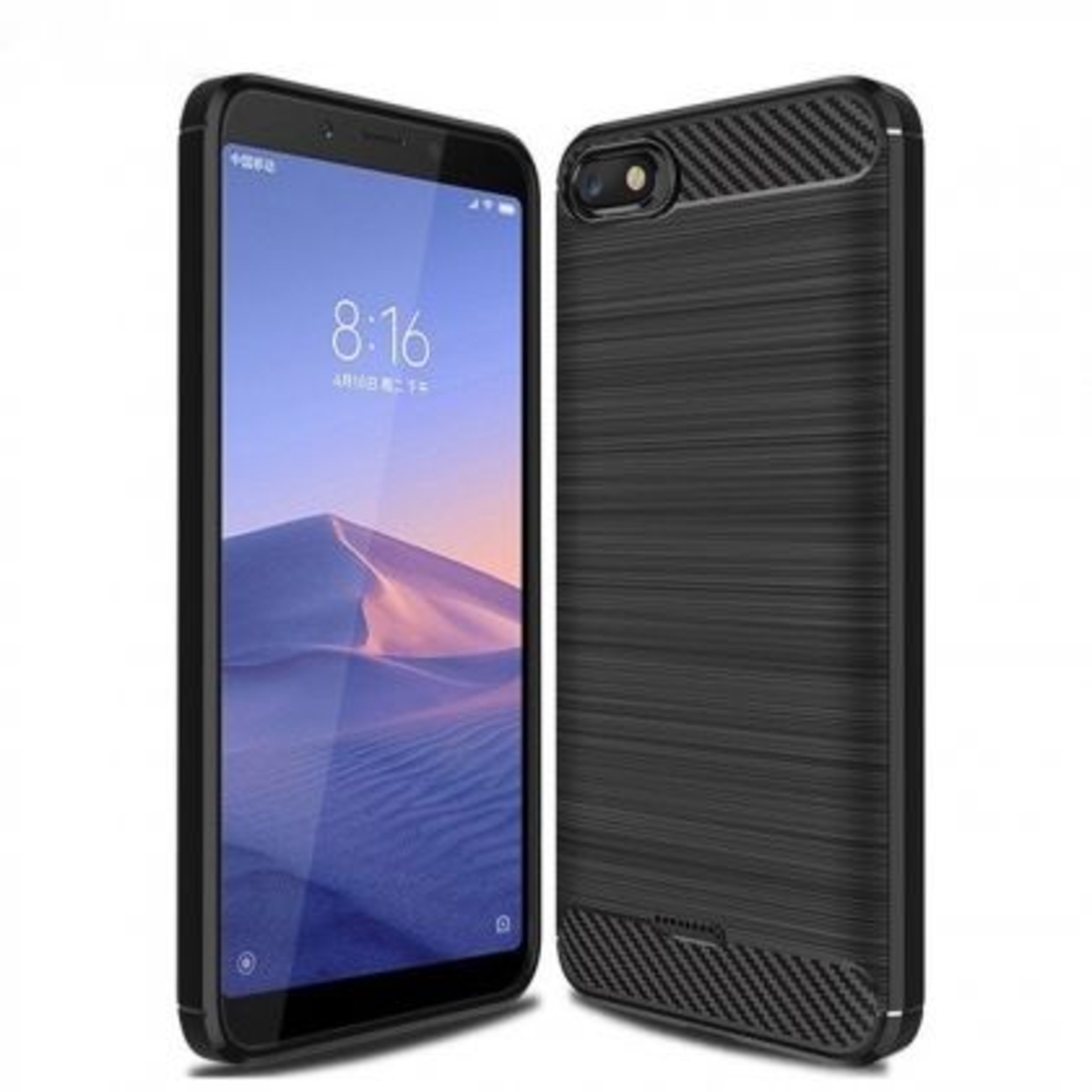 Anti Shock гръб Carbon за Xiaomi Redmi 6A, Черен