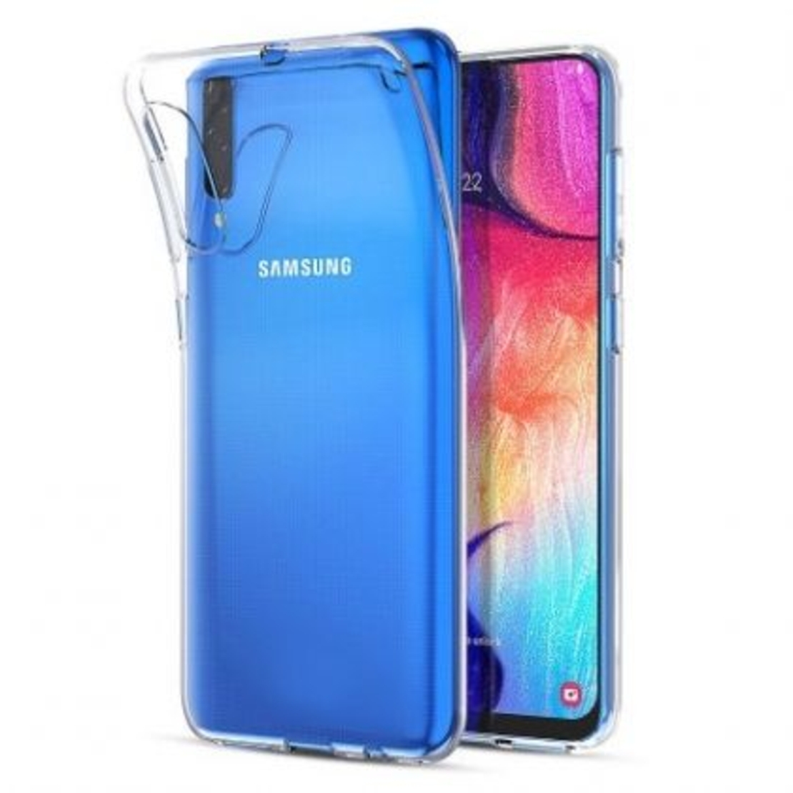 Ултра тънък силиконов гръб за Samsung A505 Galaxy A50, Прозрачен